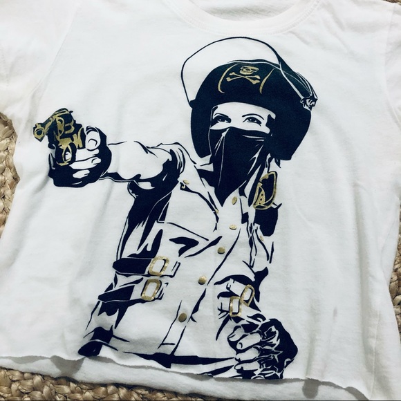 Tank Theory vintage T-shirt pandemic mask riot - Picture 2 of 4